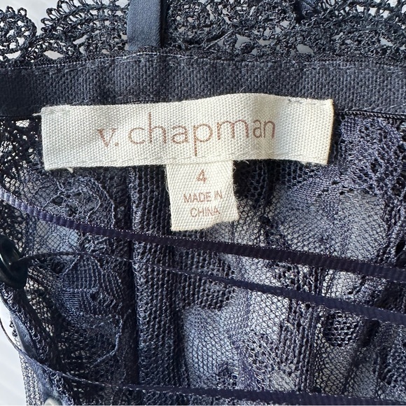 V. Chapman Poppy dress in Navy size 4 New - Picture 6 of 9